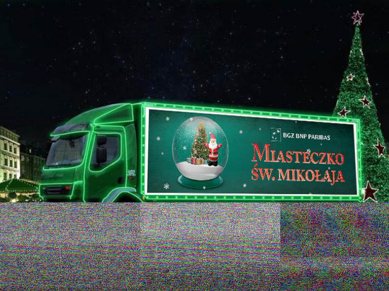 Mobilne Miasteczko Świętego Mikołaja z Bankiem BGŻ BNP PARIBAS
