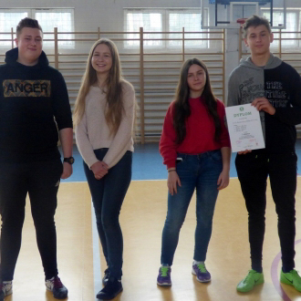 Uczniowie z Lubyczy Królewskiej zajęli trzecie miejsce w ogólnopolskim konkursie