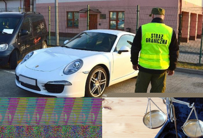 Porsche 911 o wartości 500 tysięcy złotych nie wyjechało za polską granicę