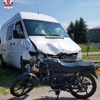 Ukrainiec wjechał w motocyklistę, który w wyniku obrażeń zmarł