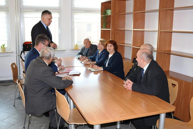 Spotkanie Burmistrza Miasta z przedstawicielami organizacji kombatanckich