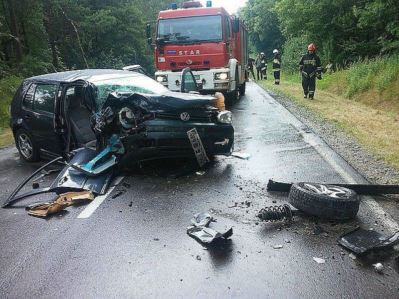 Aż 5 osób ucierpiało w wypadku na drodze Narol-Bełżec